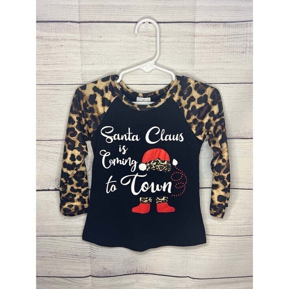 santa top (2t) GREAT USED CONDITION 🎅